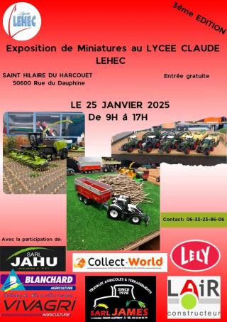  exposition 25 janvier 2025 à ST HILAIRE DU HARCOUET 50600