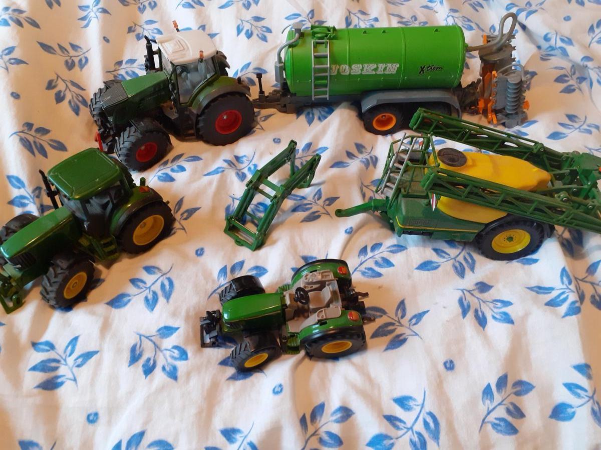 lot miniatures agricoles BRITAINS - 1/32 occasion - Britains 1/32 -  Tracteurs avec accessoire(s) - UniversMini