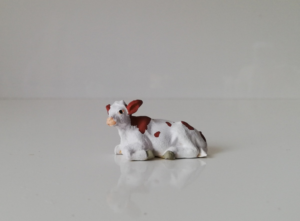 Figurine veau montbéliard