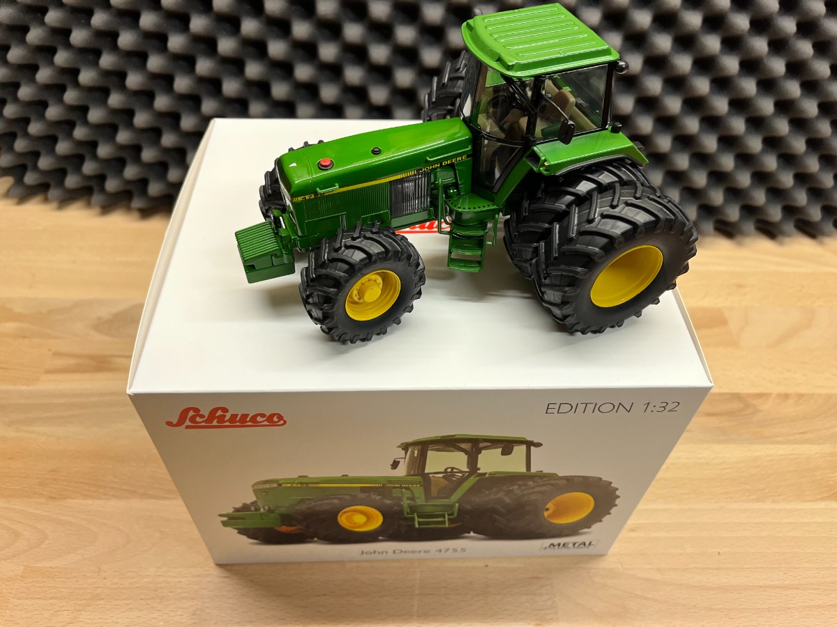 TRACTEUR JOHN DEERE 1/32 SCHUCO JOHN DEERE 5125 R MINIATURE AGRICOLE JEU  JOUET 