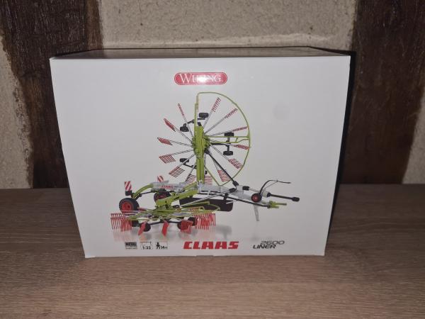 CLAAS liner 2600 Occasion - Wiking 1/32 - Schwader - UniversMini